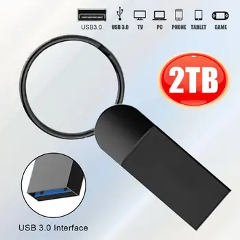 USB 3,0 Флэш-Накопитель 2 ТБ Высокоскоростной Флеш-Накопитель 128 ГБ USB-Памяти Водонепроницаемый USB Флэш-Диск U Stick Pendrive Для Ноутбука Notebook PC