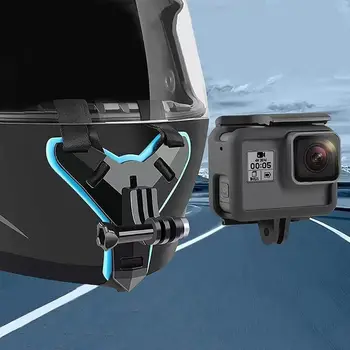 Мотоциклетный Полнолицевой Шлем С Креплением На Подбородочный Ремень GoPro Hero Face Holder Аксессуары для Экшн-Камеры honda nc 750 x 2021 yamaha fz6