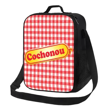 Изолированные пакеты для ланча Cochonou Saucisson для пикника на открытом воздухе с термоохладителем Bento Box для женщин и детей