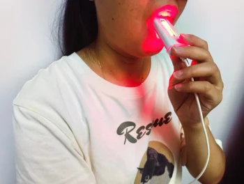 Ручной инструмент со светодиодной подсветкой, красный свет, инфракрасный фонарик для лечения язвы полости рта, способствующий заживлению кожи, Набор для выращивания