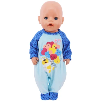 Кукольная Одежда Кукла Baby Reborn Кукла Пижама Единорог Котенок Для 18-Дюймового Американца Девочки и 43 см Новорожденная Кукла Реборн Игрушка Для Девочек