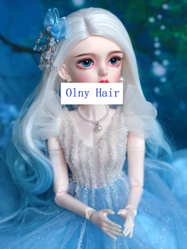 Волосы куклы Bjd 1/3 60 см парик BJD Blyth высокотемпературное волокно SD длинные вьющиеся волосы кукольный парик окружность головы подходит для 22-24 см